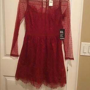 Express dress, size 2, red, new with tags